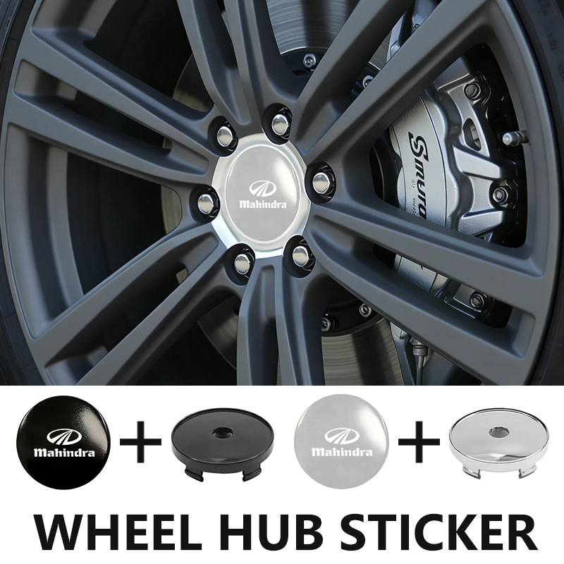 Car Accessories Xuv 300 - マヒンドラ車用ホイールセンターハブキャップバッジホイールステッカー装飾アクセサリー kuv100 xuv700 xuv300 tuv300 ピックアップ
