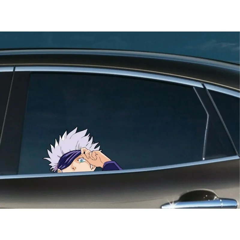 Car Accessories Quotes - 1 ペア/2 個五条悟のぞき見車のバンパー窓ビニールデカールアニメステッカー 16 センチメートル *