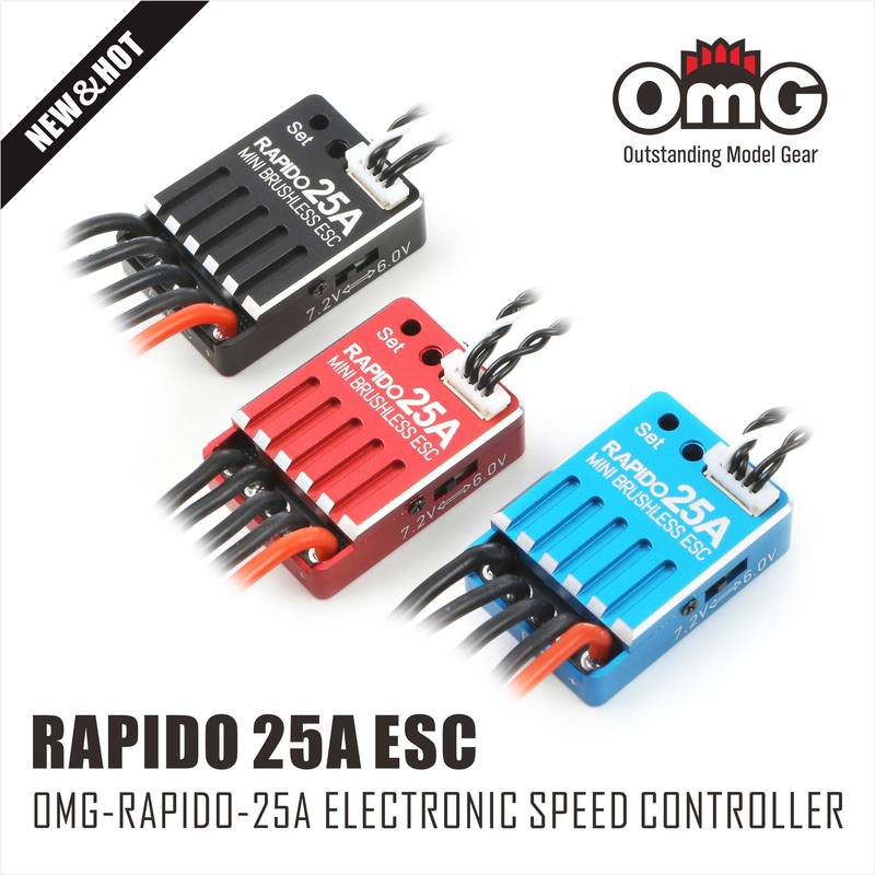 Car Accessories Omg - Omg リモートコントロールカーアップグレードアクセサリー ミニ 25A ブラシレス ESC
