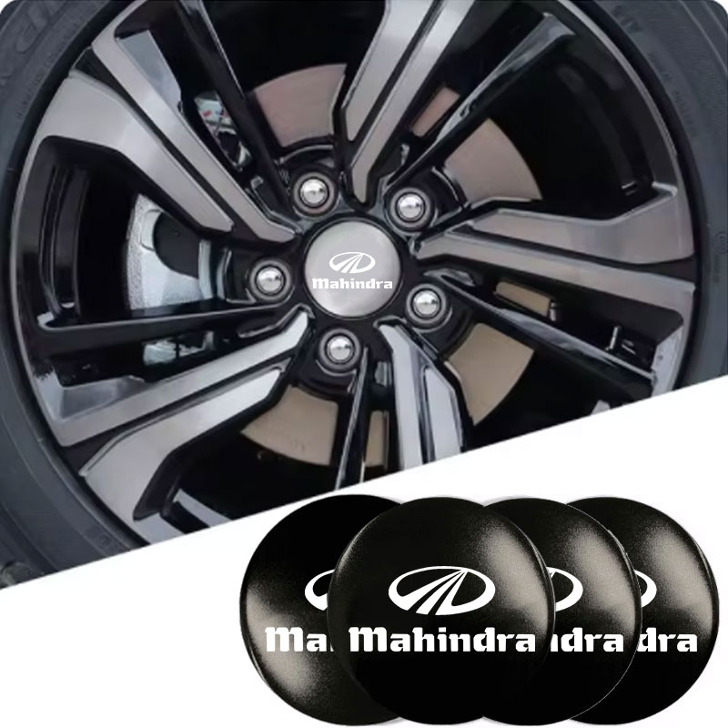 Car Accessories Xuv 300 - 車のホイールセンター用キャップ,エンブレムステッカー,mahindra kuv100 xuv700 xuv300 tuv300用アクセサリー,4x4