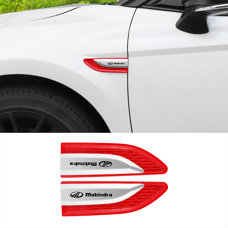Car Accessories Xuv 300 - 2 個車のフェンダーサイドトランクバッジステッカー外装デカールマヒンドラ kuv100 xuv700 xuv300 tuv300