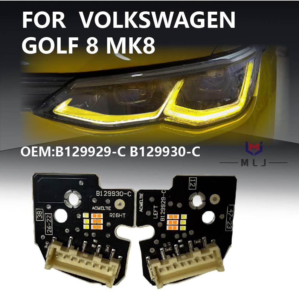 Car Accessories For Road Trip - フォルクスワーゲンゴルフ 8 MK8 B129929-C B129930-C LED