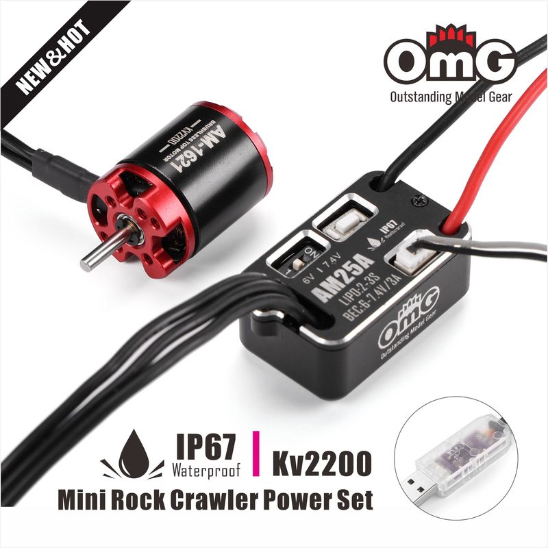 Car Accessories Omg - Omg リモコンカー アクセサリー 防水 Mini25a ESC