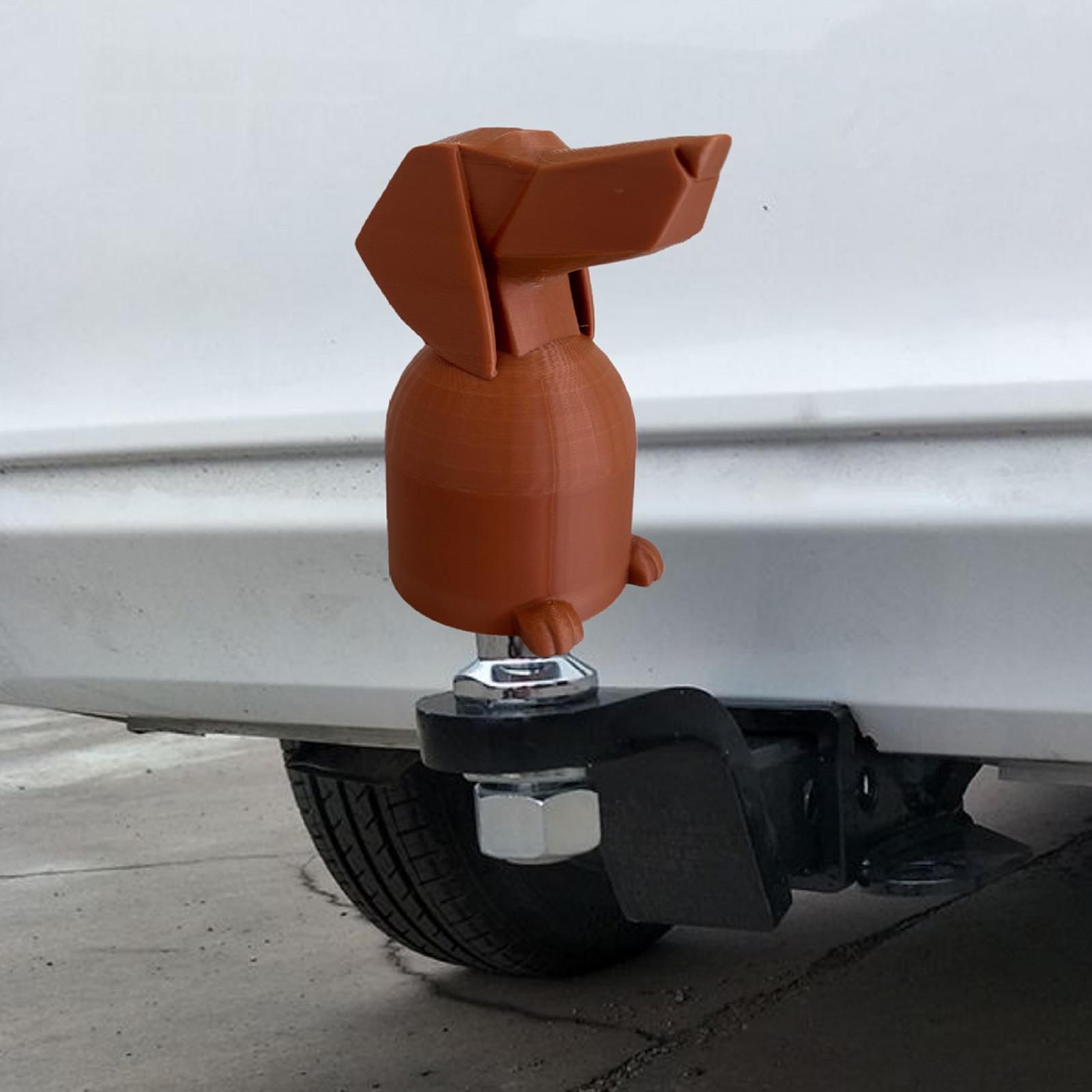 トレーラーヒッチカバー ダックスフント牽引フック装飾キャップ - Car Accessories For Road Trip のレビューと価格