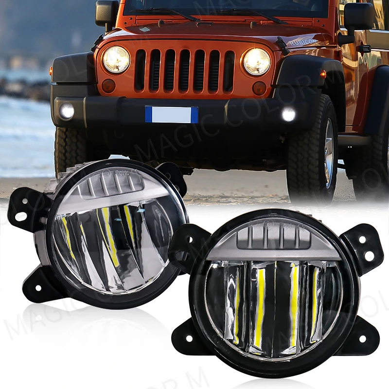 LEDフォグライト,フロントバンパー,車のアクセサリー,jl - Car Accessories For Road Trip のレビューと価格