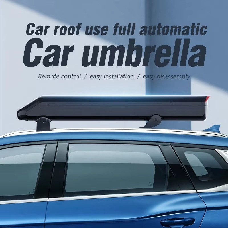 屋外用在庫あり 3.8m ポータブルUVカット自動折りたたみ - Automatic Car Sunshade のレビューと価格