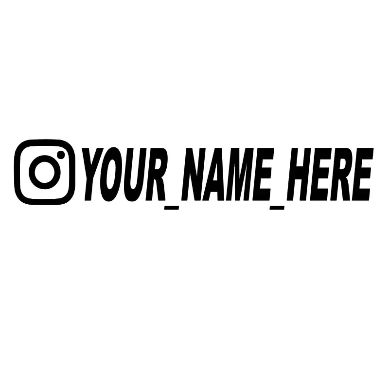 ユーザー名カスタムパーソナライズされた Instagram  - Car Accessories Quotes のレビューと価格