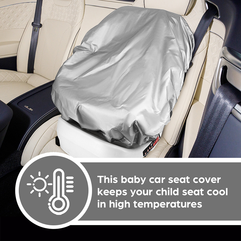 1PC シルバーベビーカーシートサンシェードカバーは熱と太陽 - Automatic Car Sunshade のレビューと価格