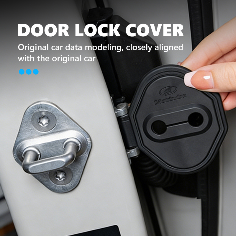 4 個車のシリコーンドアロックプロテクターカバーパッドアクセ - Car Accessories Xuv 300 のレビューと価格