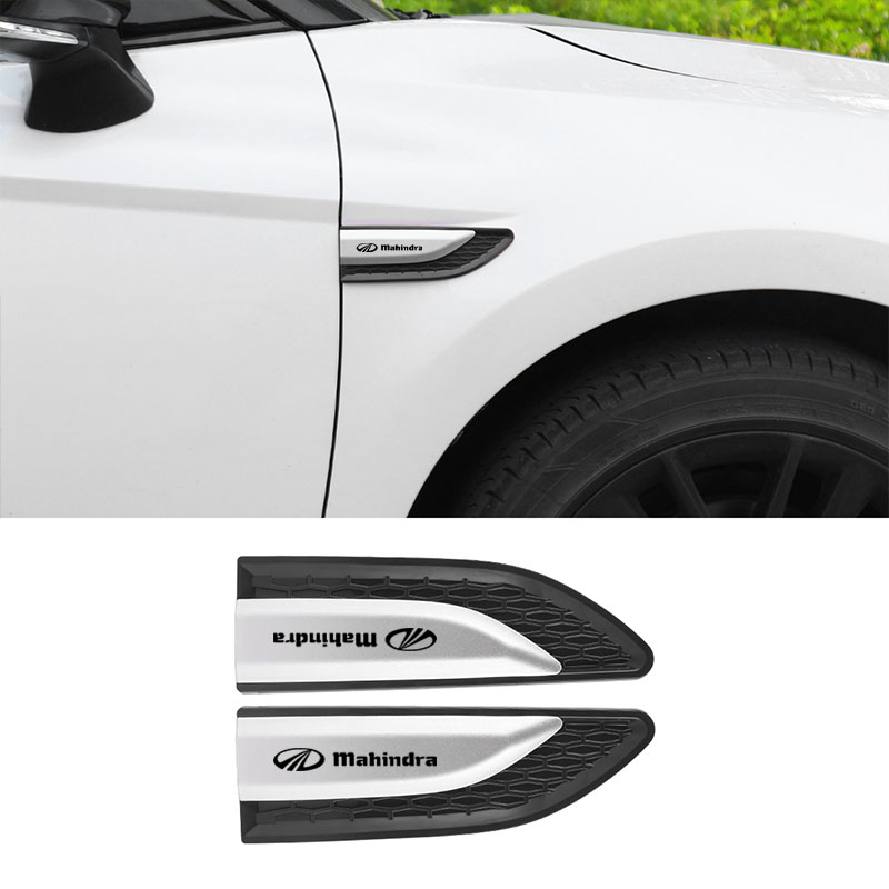 2 個車のフェンダーサイドトランクバッジステッカー外装デカー - Car Accessories Xuv 300 のレビューと価格