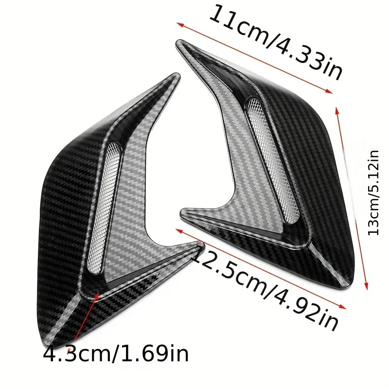 カーボンファイバーユニバーサルカーシャークギルフェンダーサイ - Car Accessories Quotes のレビューと価格
