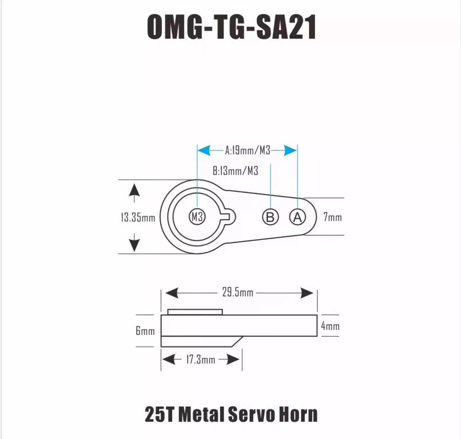 OmG 新製品 25T サーボアーム CNC メタルハーフワ - Car Accessories Omg のレビューと価格