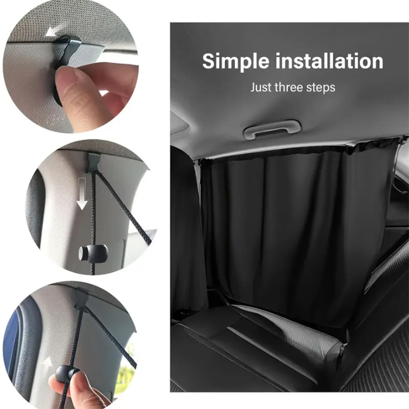 車用プライバシーカーテン、ユニバーサルカーウィンドウシェード - Automatic Car Sunshade のレビューと価格