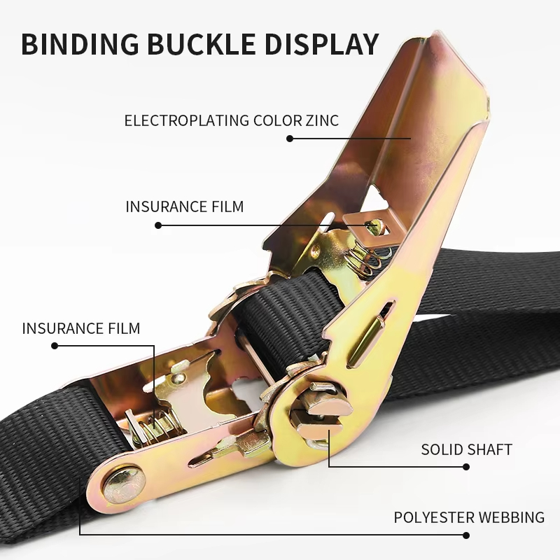 カーゴストラップラチェットテンショナー貨物車固定締め付け器荷 - Car Accessories For Road Trip のレビューと価格